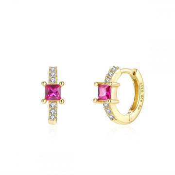 Cristall Ruby Earrings