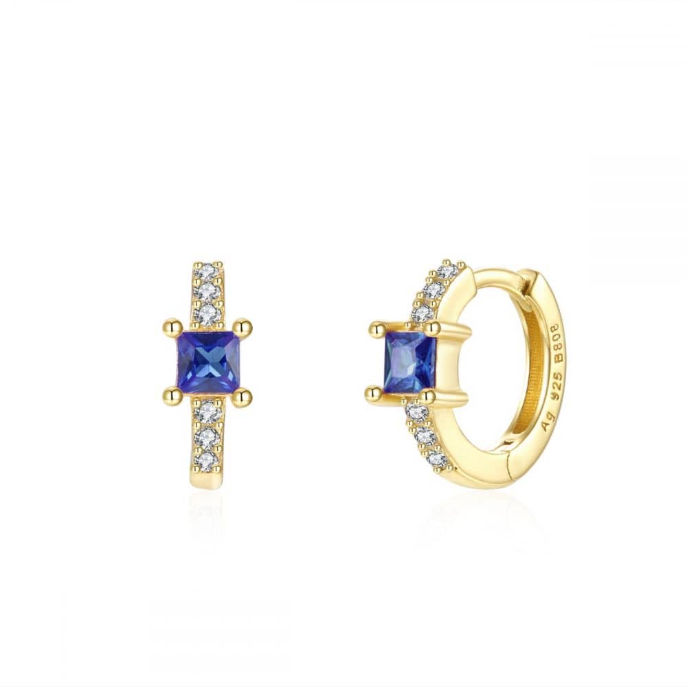 Pendientes Cristall Zafiro
