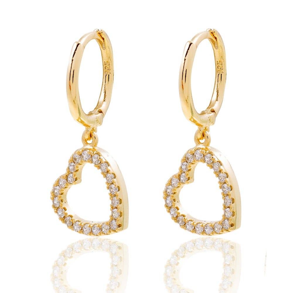 Pendientes Heart shine
