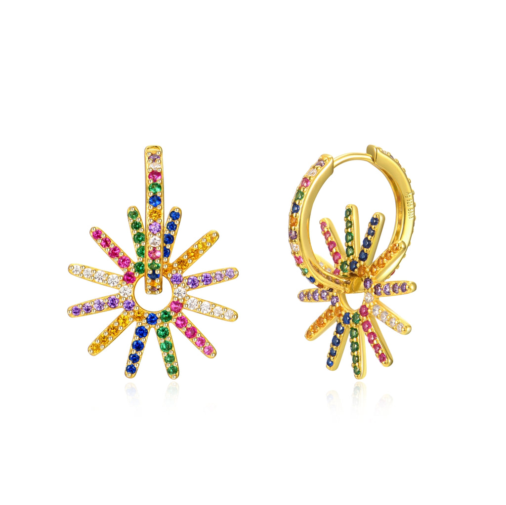 Sun Iris Earrings