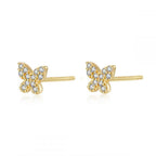 Pendientes Butterfly White