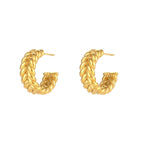 Pendientes espiga mini acero