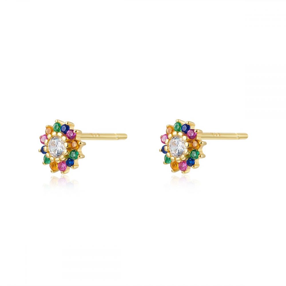 Pendientes flor Iris