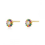 Pendientes flor Iris