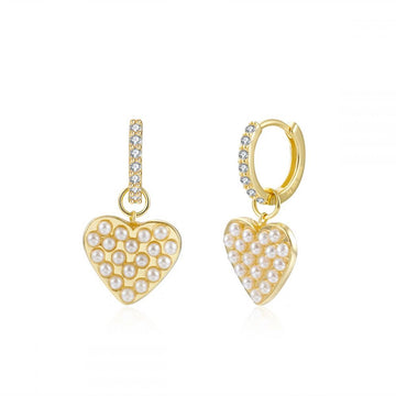 Classic hearts earrings