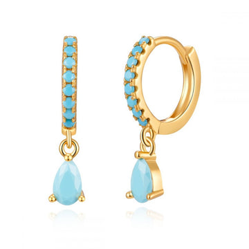 Turquoise mia earrings