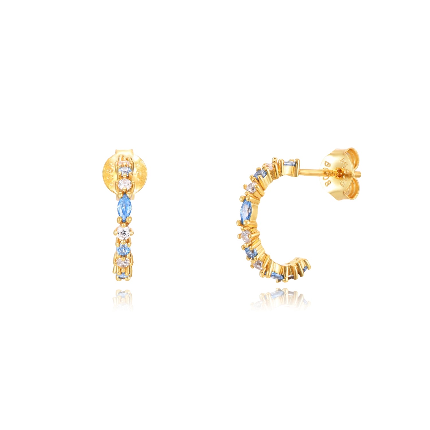 Pendientes Love Story Blue