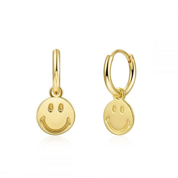 smiley earrings