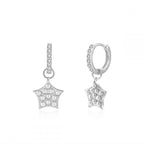 Pendientes stars classic silver