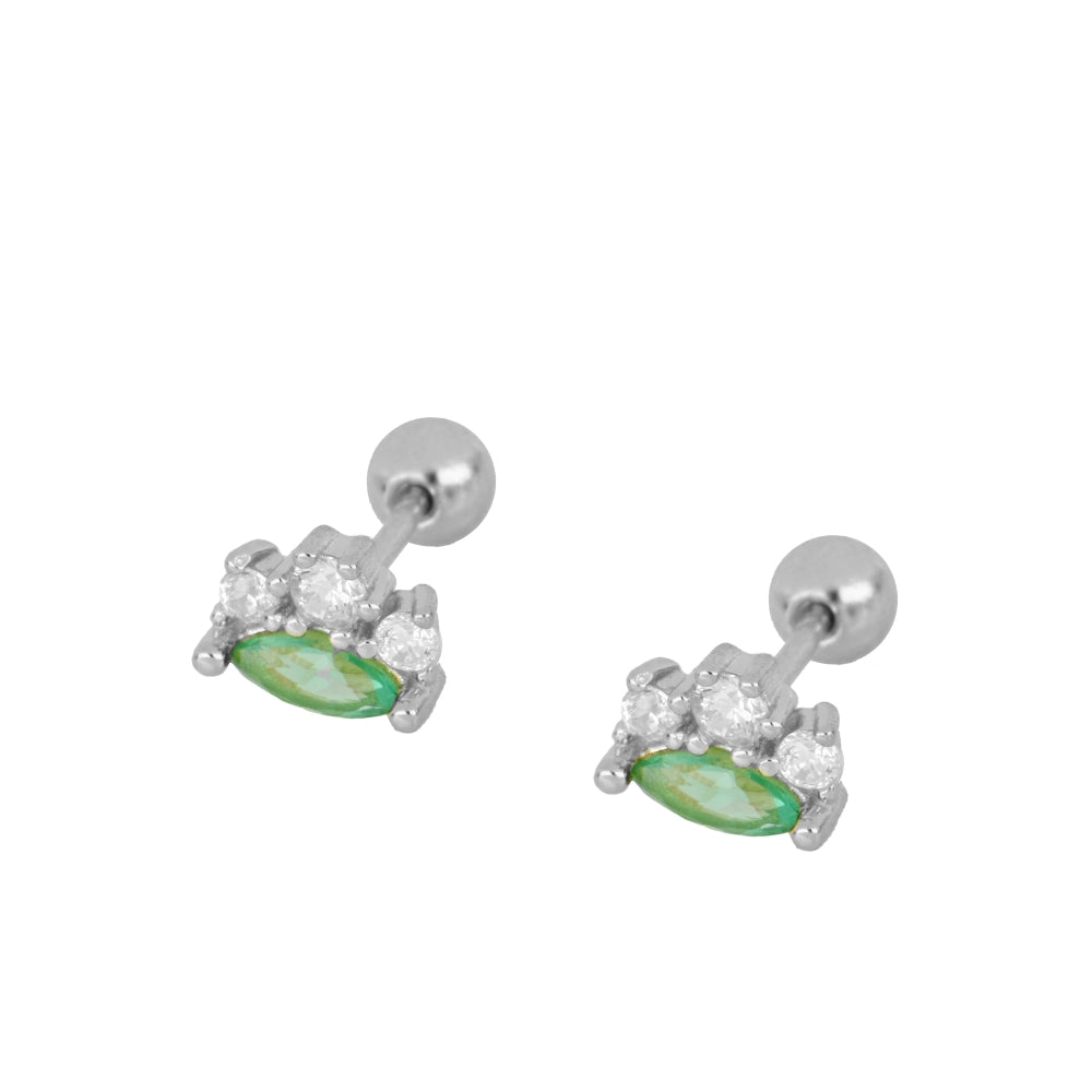 Piercing Dream light green silver
