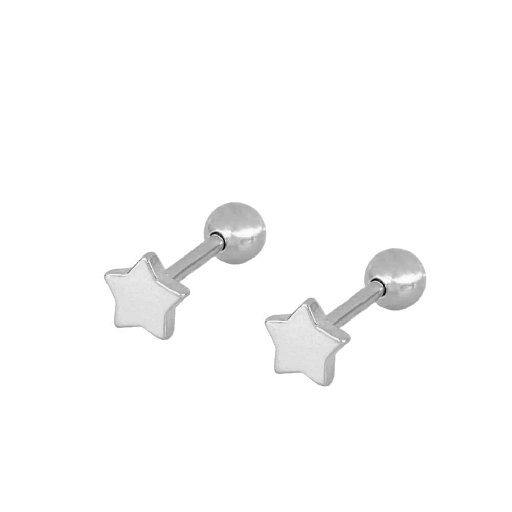 Piercing estrellitas silver