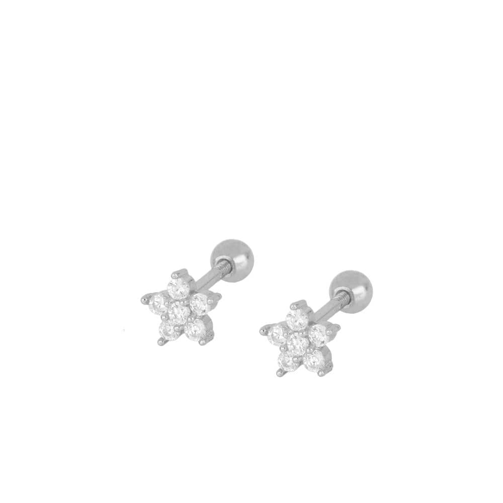 Piercing shine estrellitas silver