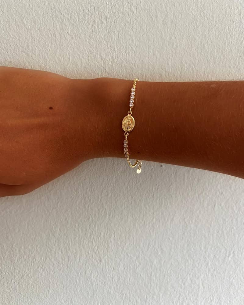Pulsera Virgen de la Milagrosa Circonitas