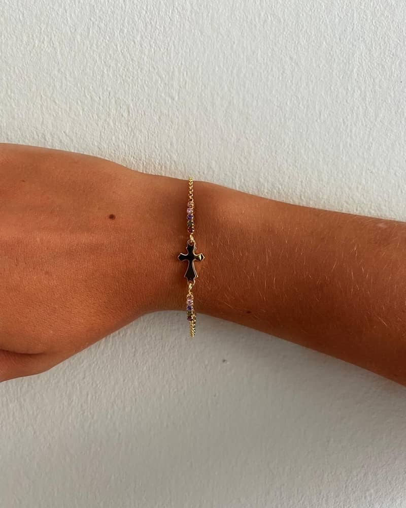 Pulsera Cruz Gótica Iris