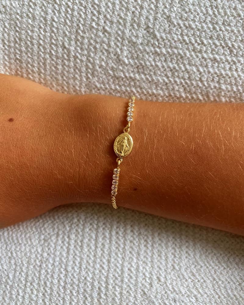 Pulsera Virgen de la Milagrosa Circonitas