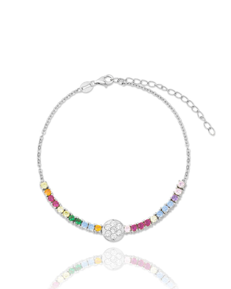 Pulsera Bora Bora Flower Silver