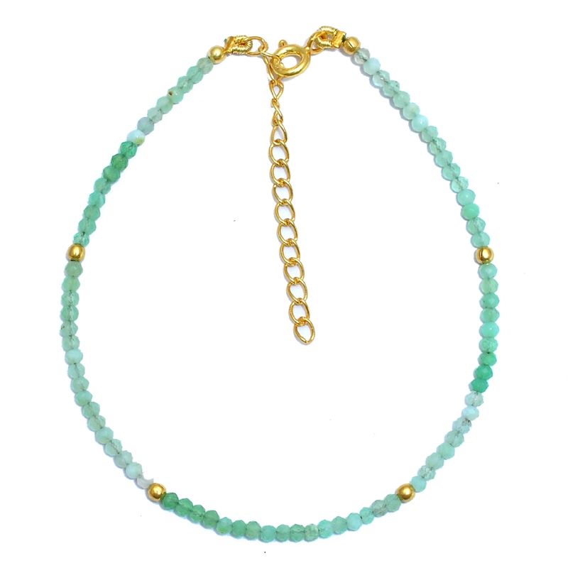 Pulsera mineral Crisoprasa