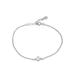 Pulsera shine combi Silver