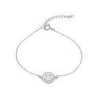 Pulsera Smile white Silver