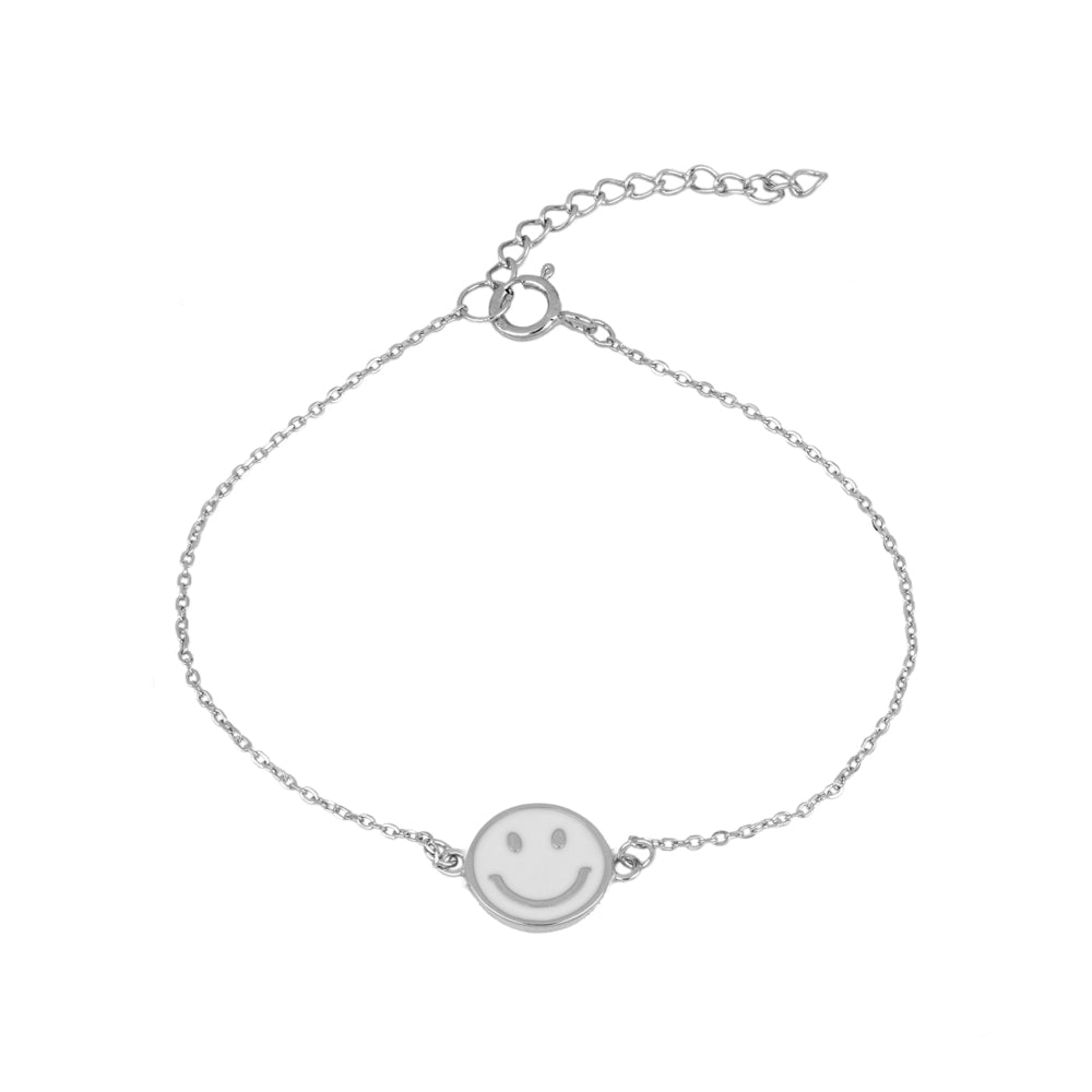 Bracelet Smile white Silver