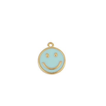 Charm Smile enamel turquoise