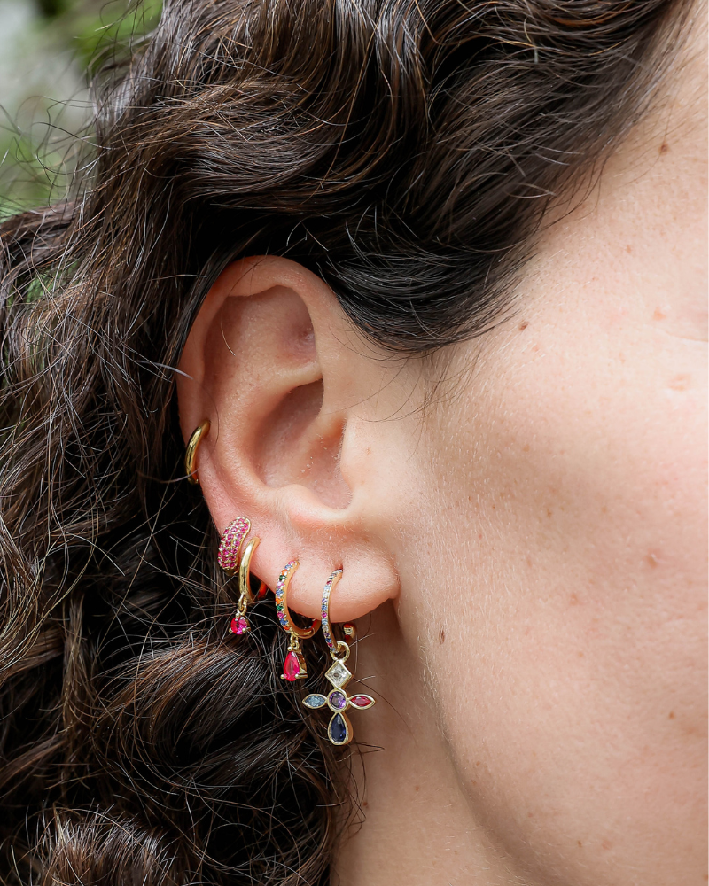 PENDIENTES CLEO IRIS GOLD