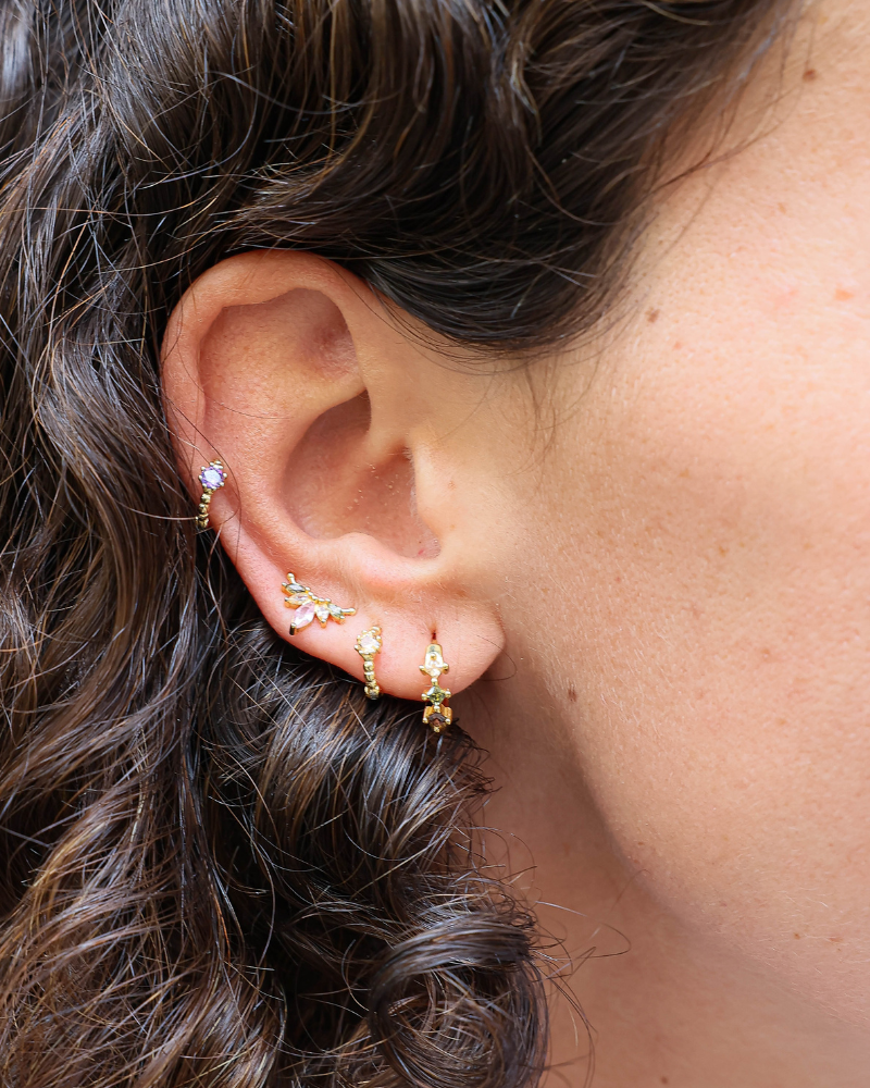 Pendientes 5 pétalos