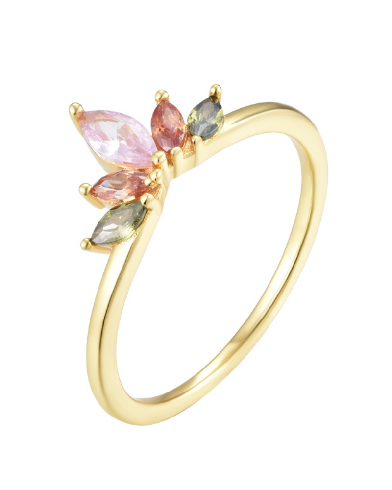 Anillo 5 pétalos