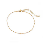 Tobillera Enamel Blanco Waterproof