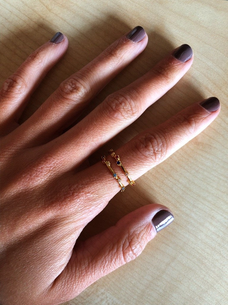 IRREGULAR SILVER RING