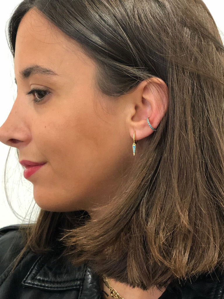 EARCUFF TURQUESA GOLD