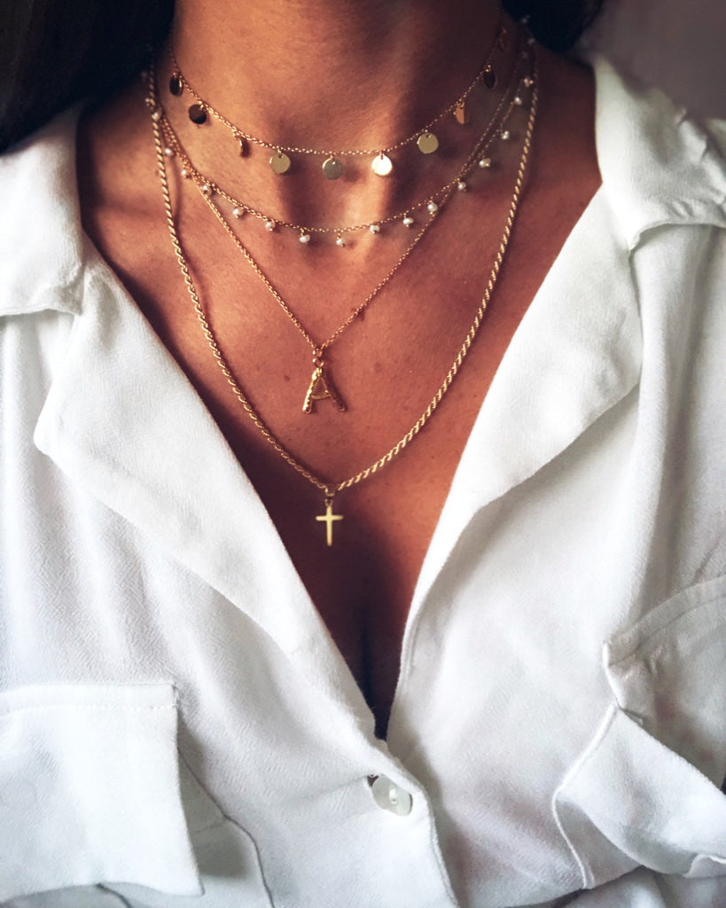 LAKE GOLD NECKLACE