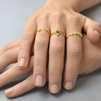 ANILLO TREBOL GOLD