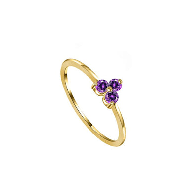 Flower Violet Ring