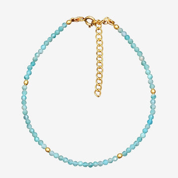 Amazonite mineral bracelet