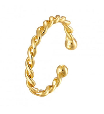 GOLD BRAIDED RING