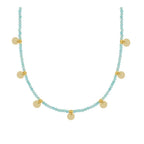 Collar plaquitas amazonita