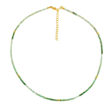 Chrysoprase mineral chocker