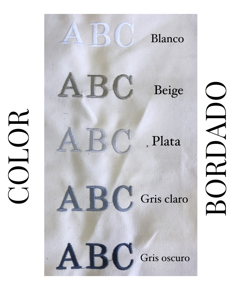 Opciones de color de bordado