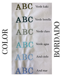 Opciones de color de bordado 
