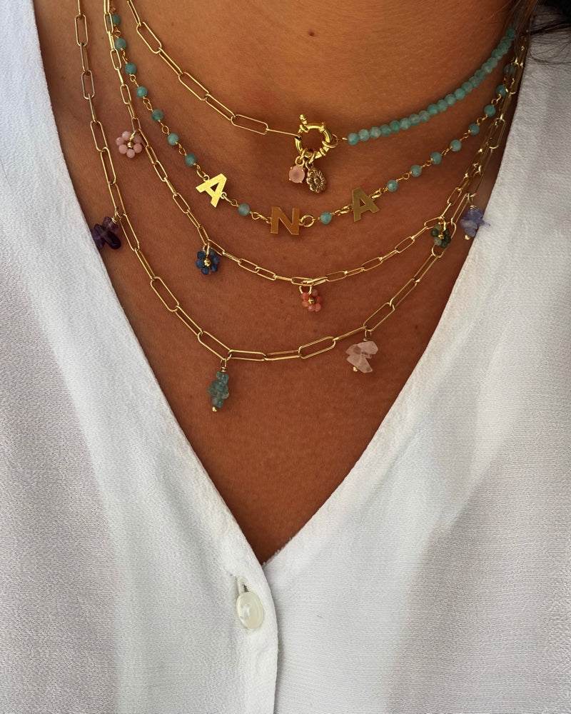 Amazonite combined Annie necklace