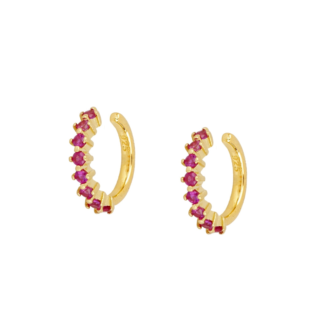 Earcuff shine Fucsia