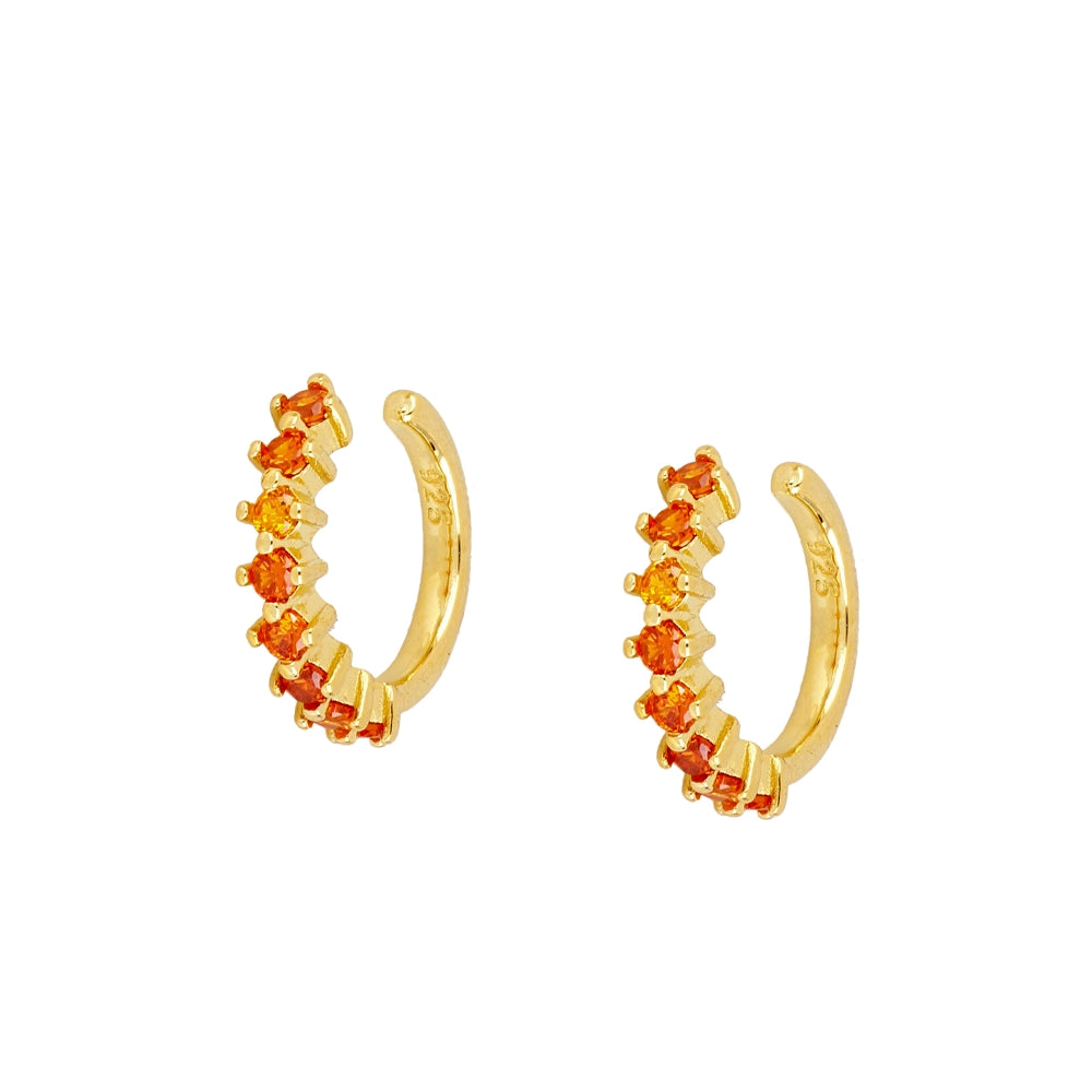 Earcuff shine Naranja