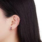 PENDIENTES MINI ARITOS CRISTAL GOLD