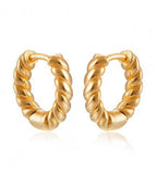 MINI ROLLA GOLD EARRINGS