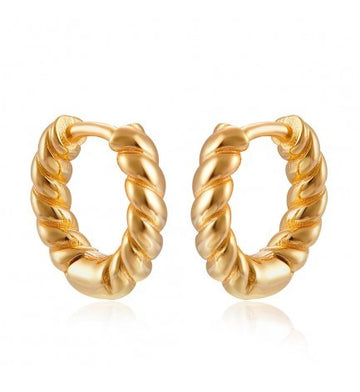 MINI ROLLA GOLD EARRINGS