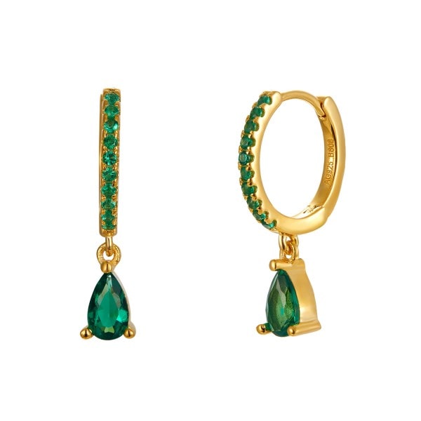Pendientes light green