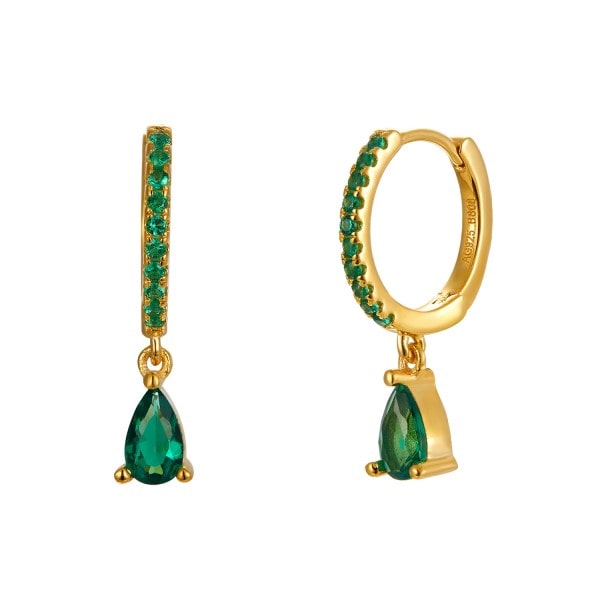 Light green earrings