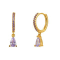 Pendientes light purple