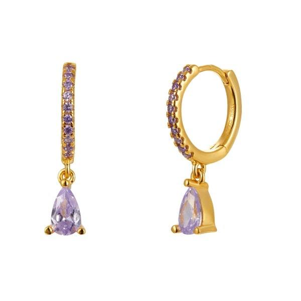 Pendientes light purple